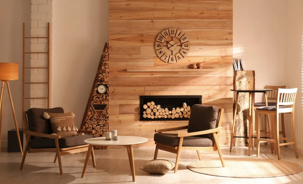 Interior modern dengan furniture minimalis dan multifungsi yang stylish.